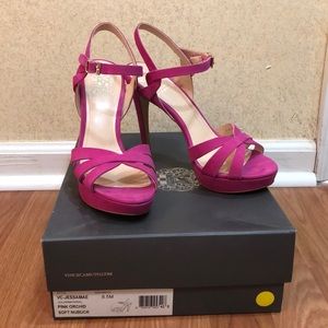 Pink Vince Camuto Jessamae Heels size 8.5